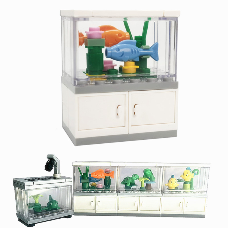 Aquarium Fish For Beginners - City Friends Fish Tank Building Blocks