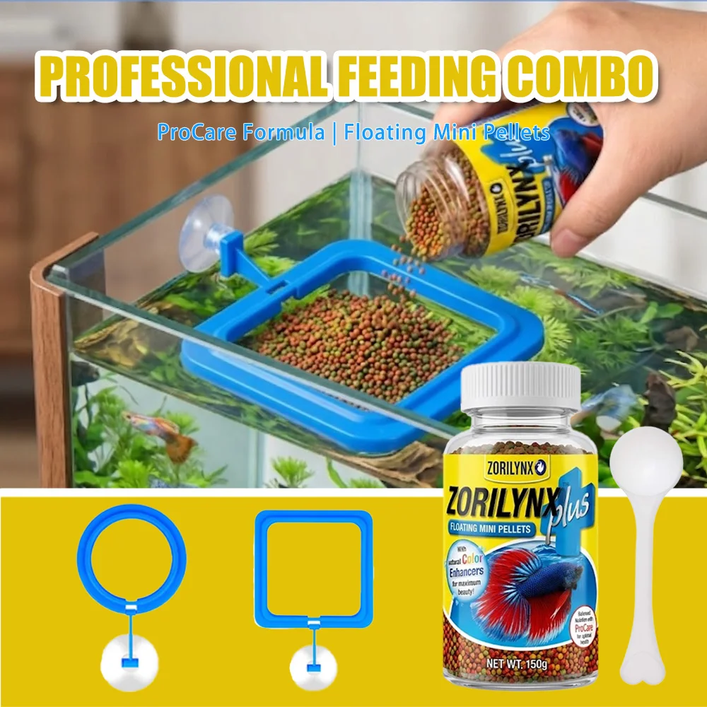Fish Food Flake - Betta Fish Food Floating Mini Pellets