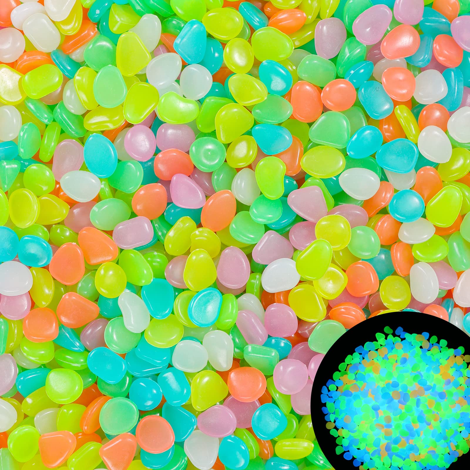 Aquarium Fish House - 100Pcs Glow in the Dark Garden