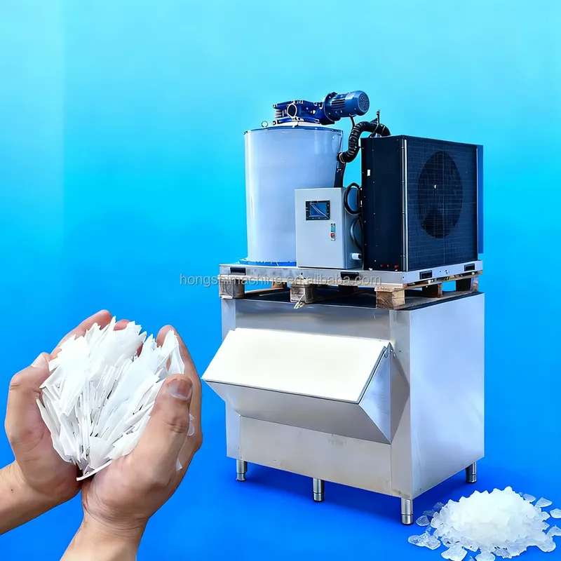 Fish Food Flake - Automatic Ice Flake Cube Maker Machine