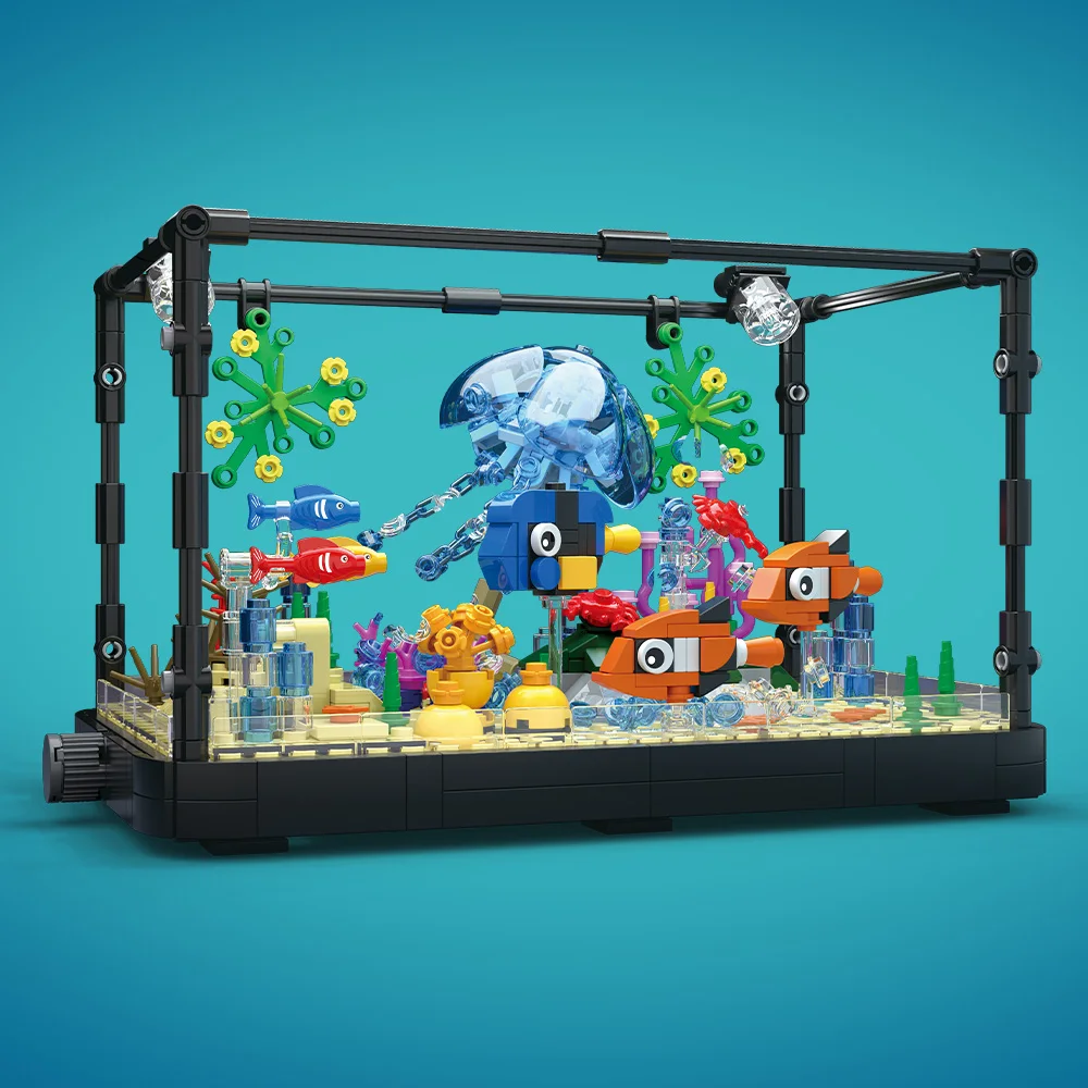Fish Tank Building Block Set w - Aquarium Fish For Beginners recension och pris