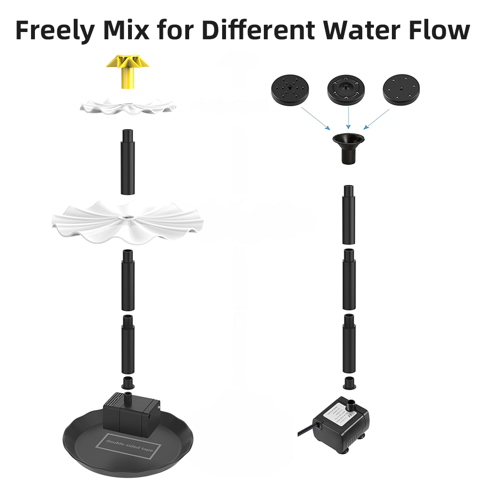 Solar Fountain Pump for Bird B - Aquarium Fish House recension och pris