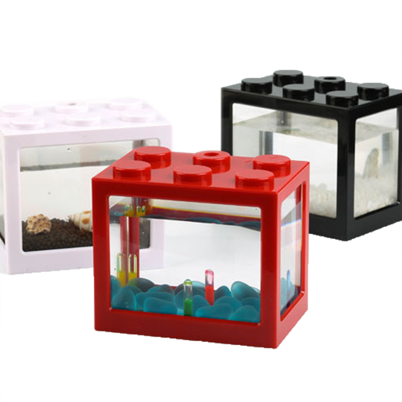 7 Color Mini Aquarium Betta Fi - Fish Toy In Aquarium recension och pris