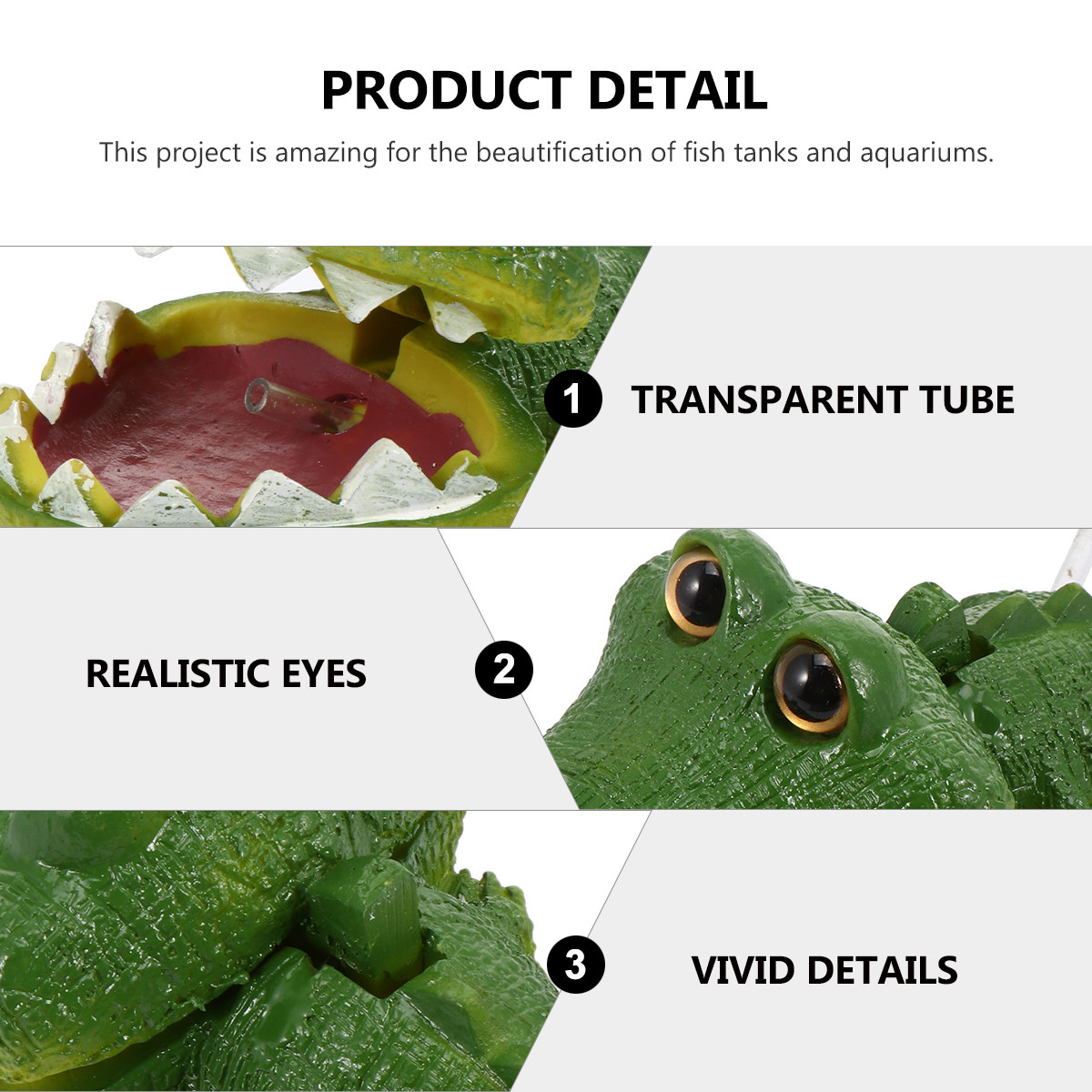 Lively Alligator Aquarium Orna - Aquarium Fish Alligator recension och pris