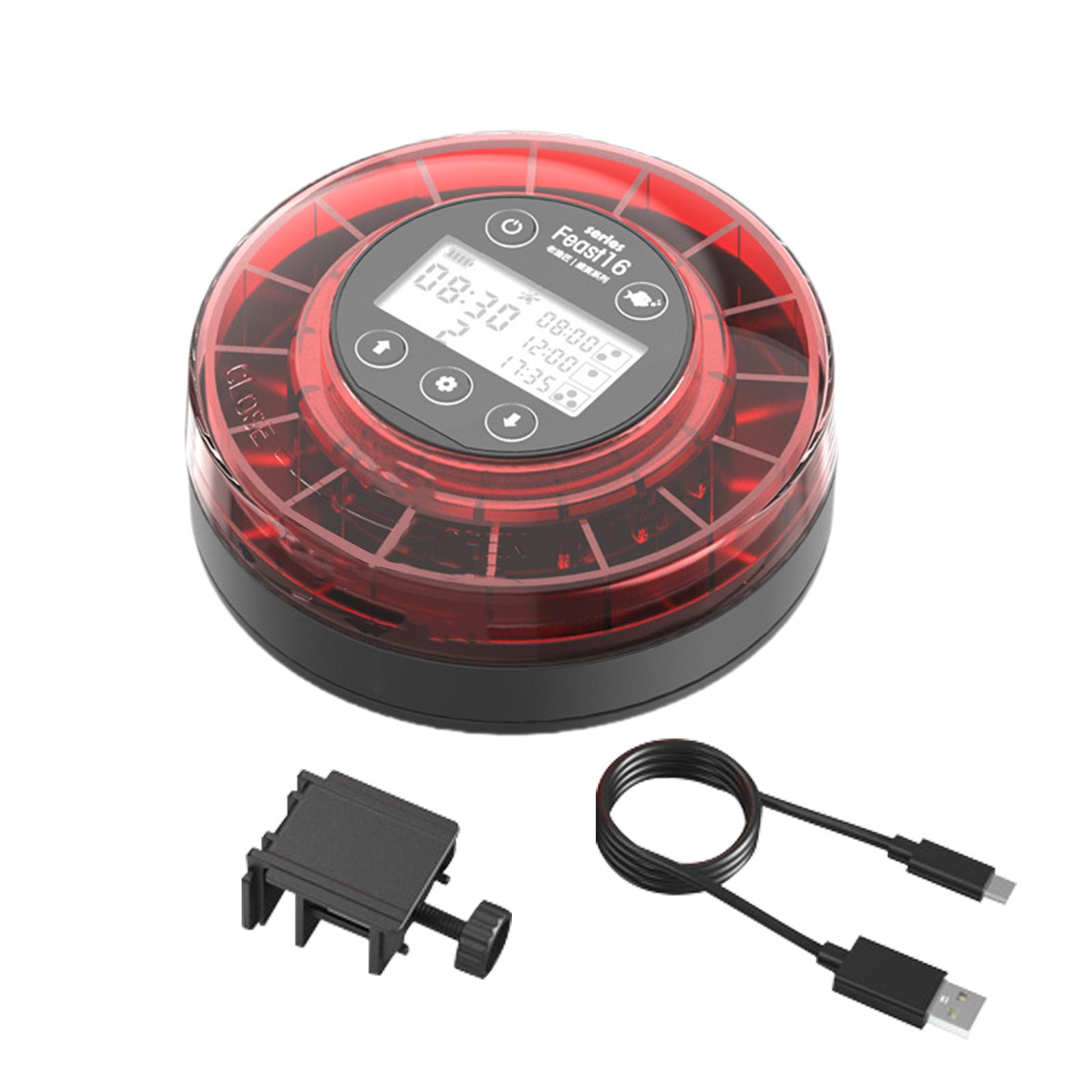 Automatic Fish Feeder Portable - Fish Food Flake recension och pris