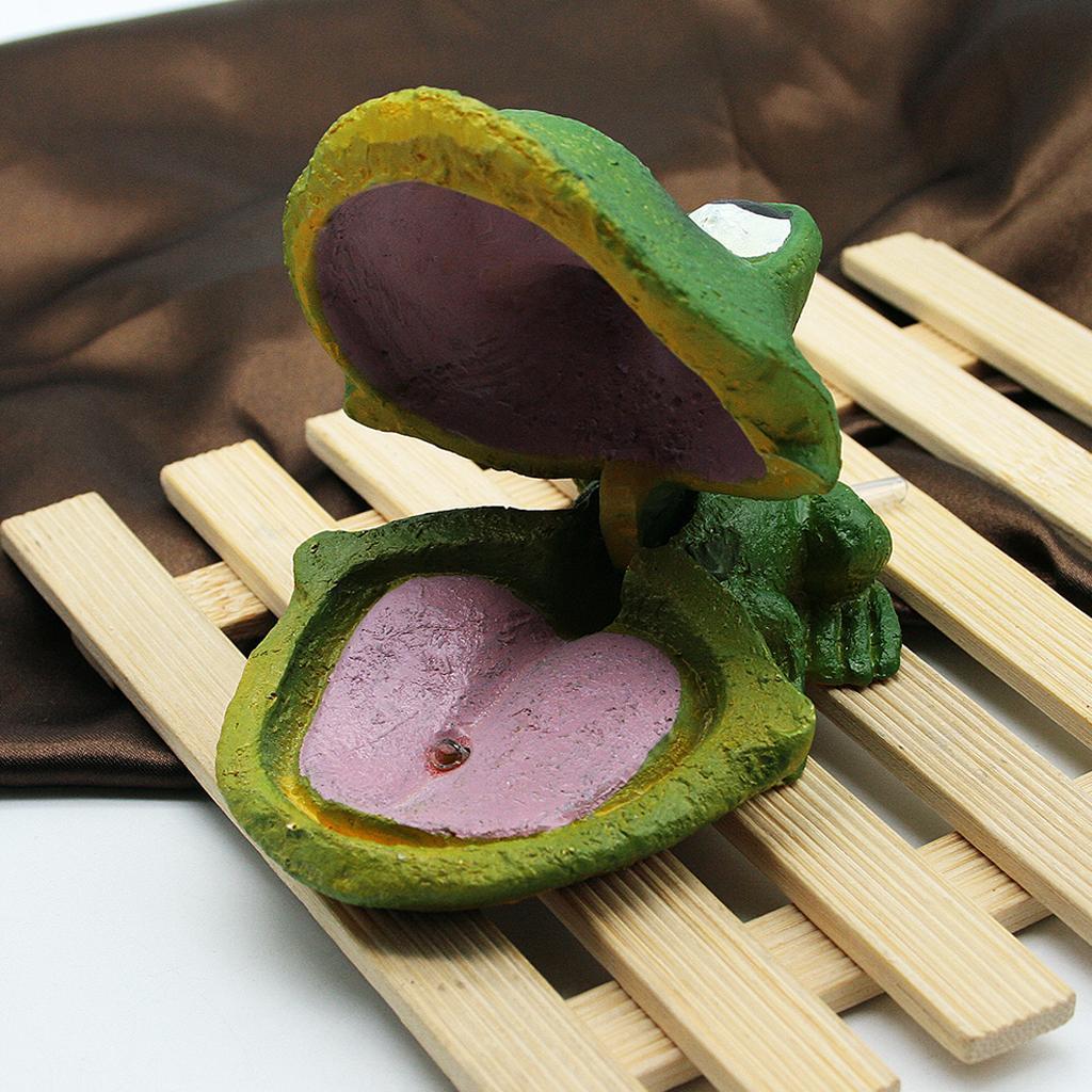 Underwater Bubbling Frog Ornam - Fish Toy In Aquarium recension och pris