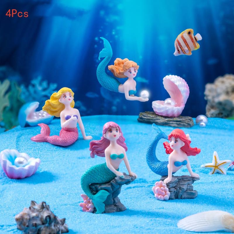 4Pcs Plastic Fish Tank Little  - Fish Toy In Aquarium recension och pris