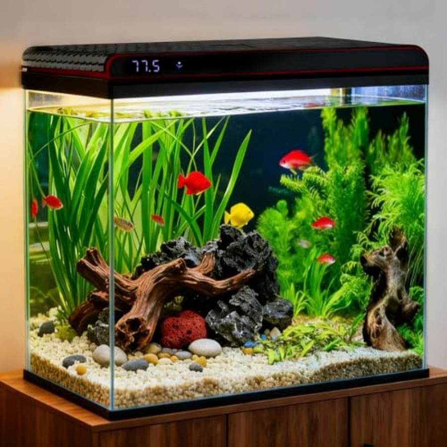20 Gallon Glass Fish Tank for  - Fish Toy In Aquarium recension och pris