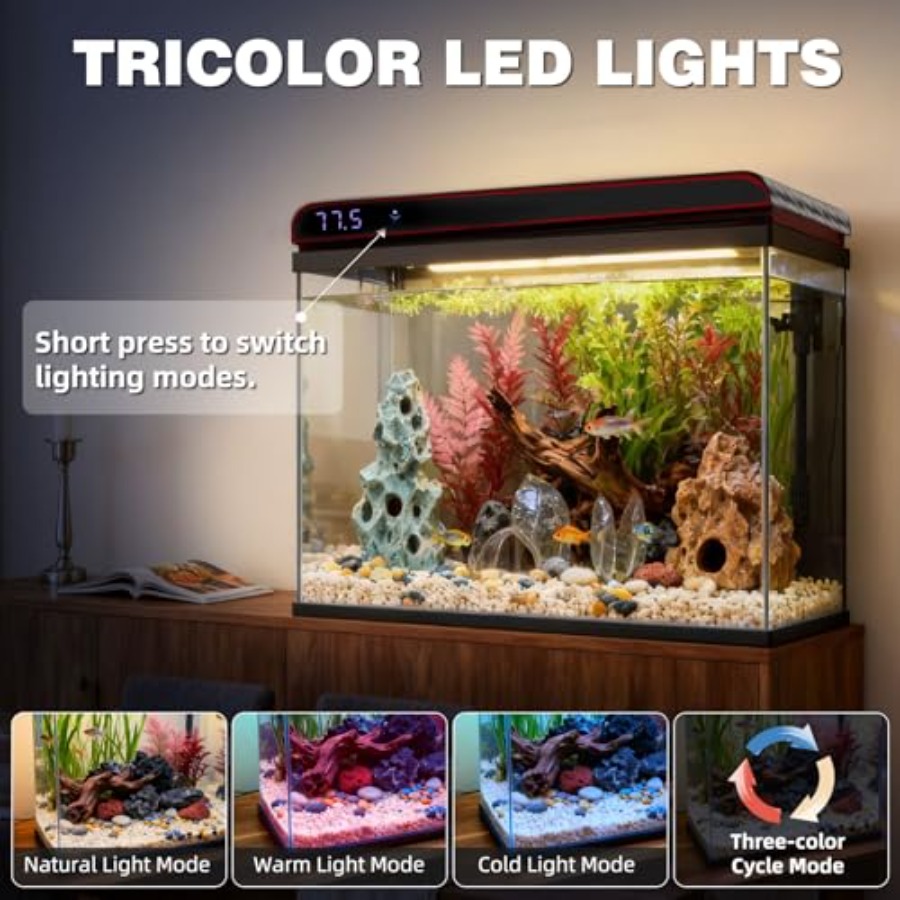 20 Gallon Glass Fish Tank for  - Fish Toy In Aquarium recension och pris