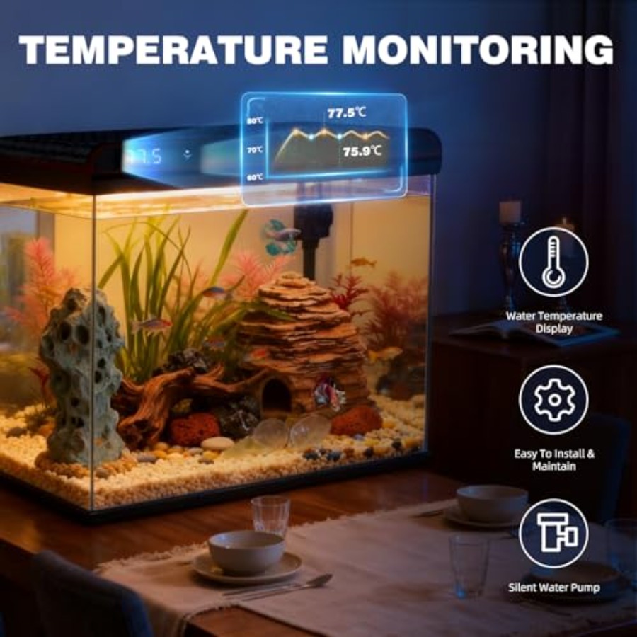 20 Gallon Glass Fish Tank for  - Fish Toy In Aquarium recension och pris