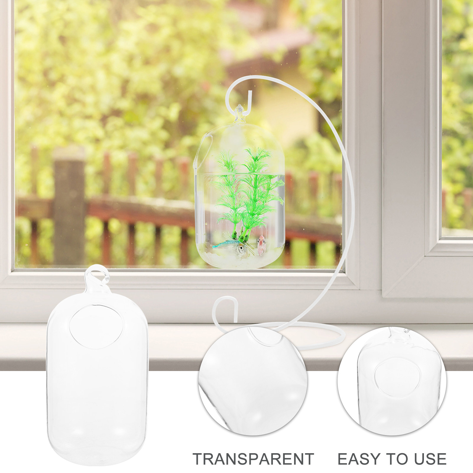 Premium Transparent Glass Fish - Fish Toy In Aquarium recension och pris