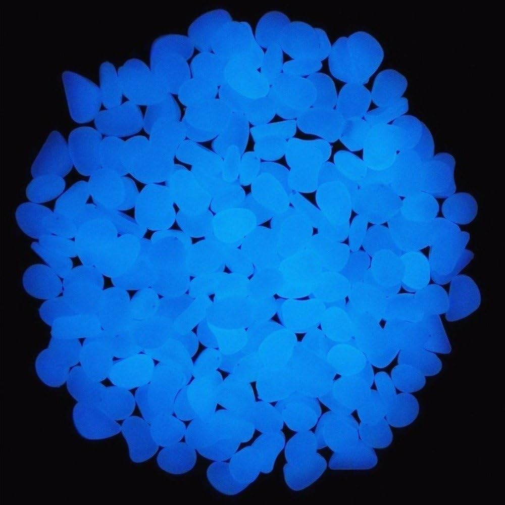 Fish Tank Rocks Glow Blue Pebb - Aquarium Fish House recension och pris
