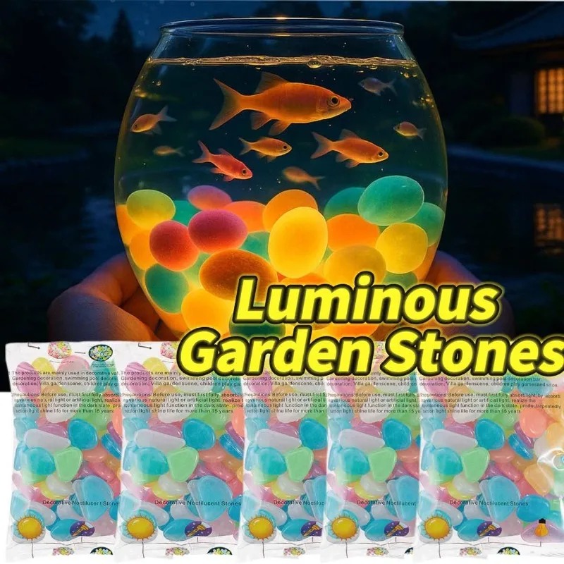 100-1000 Pcs Luminous Rock, St - Aquarium Fish Land recension och pris