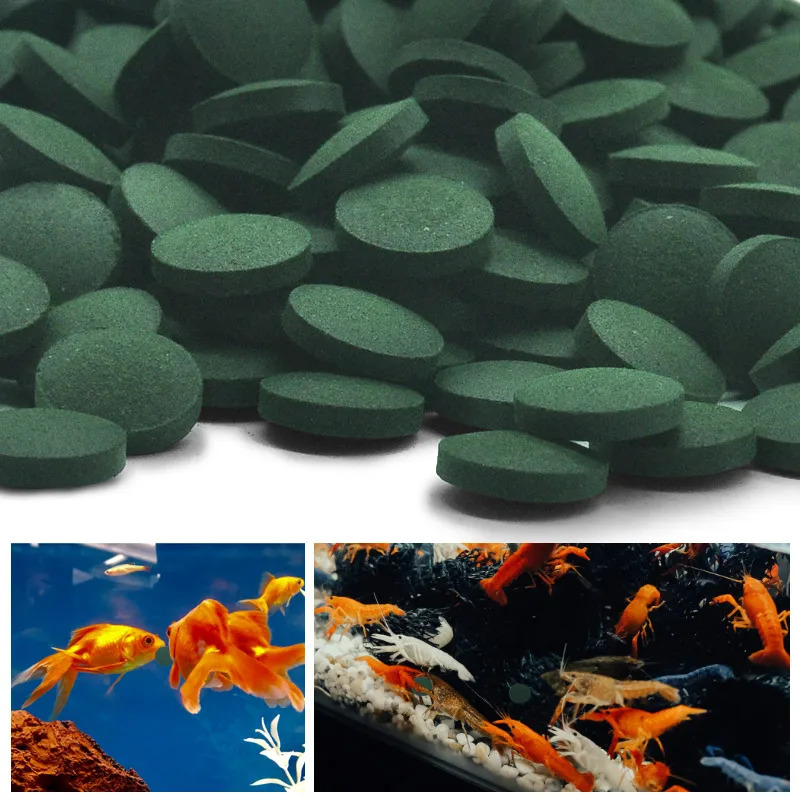 50-300Pcs High Purity Spirulin - Fish Food Flake recension och pris
