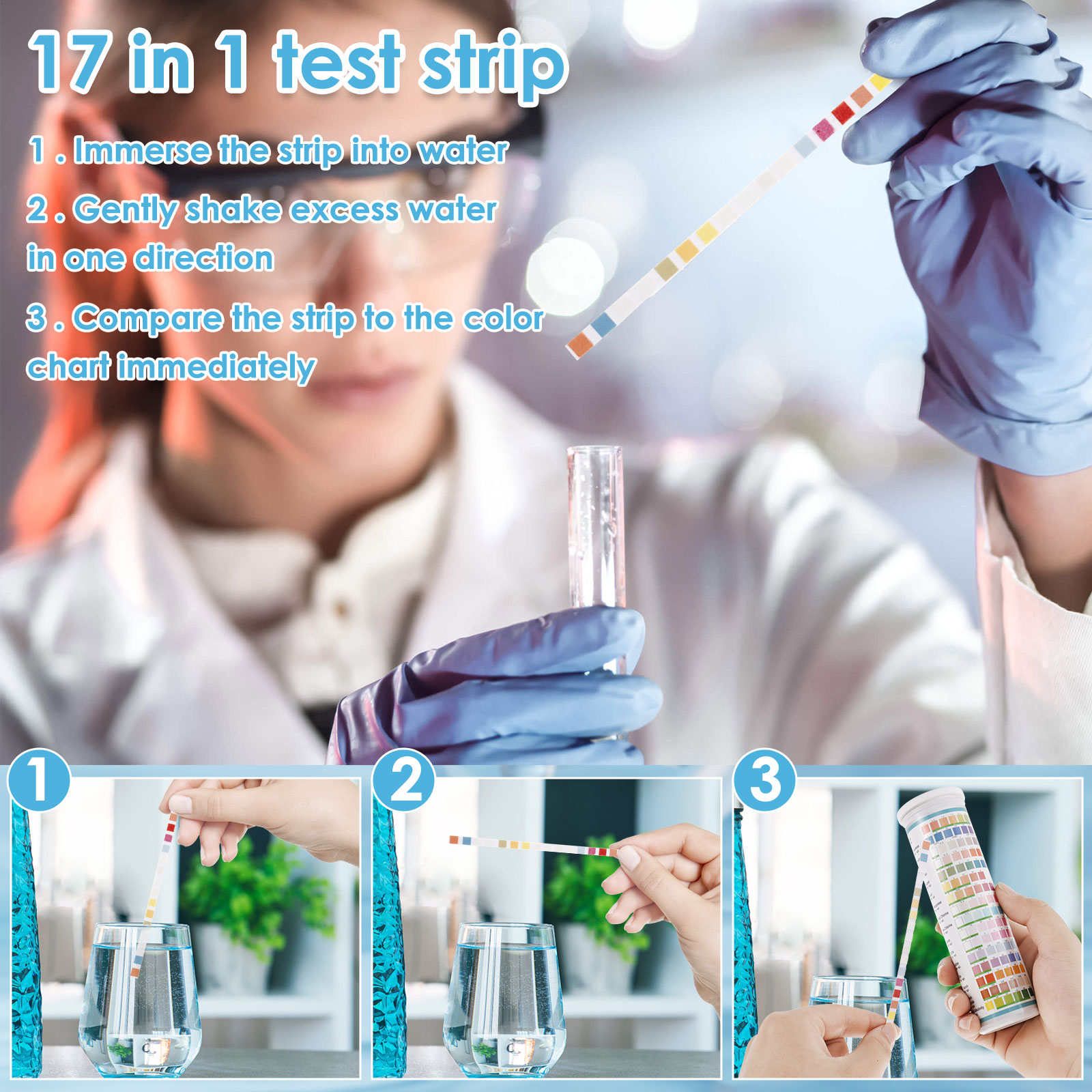 5-17 in 1 Aquarium Test Strips - Aquarium Fish House recension och pris