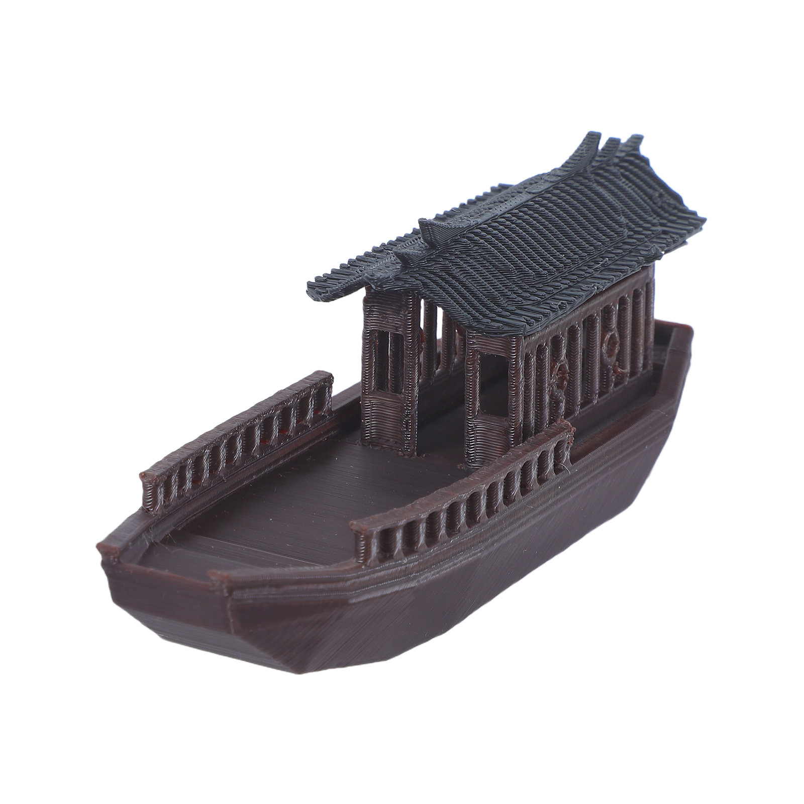 Miniature Chinese Fishing Boat - Fish Toy In Aquarium recension och pris